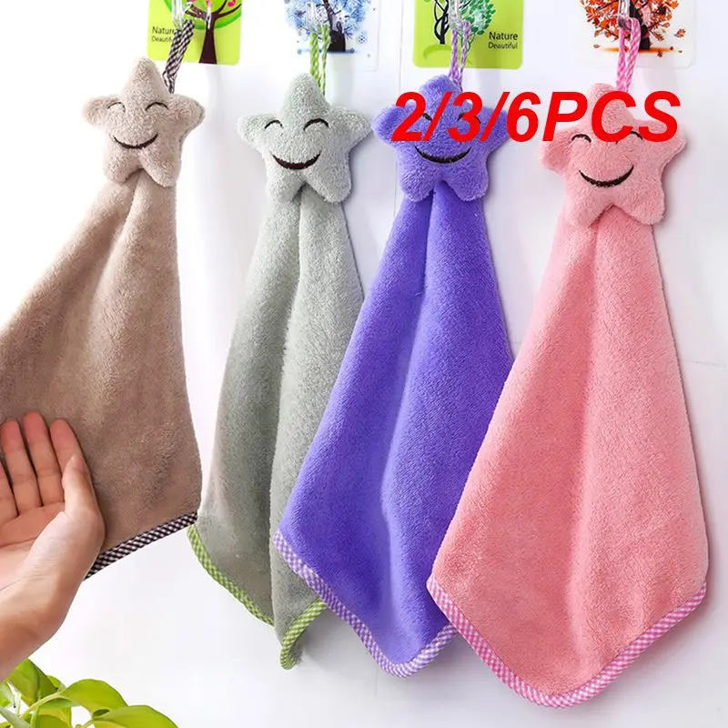 2/3/6PCS Hanging Makes Drying Hands Fun Cute Convenient Hanging Design Durable Practical Item Top-rated Star