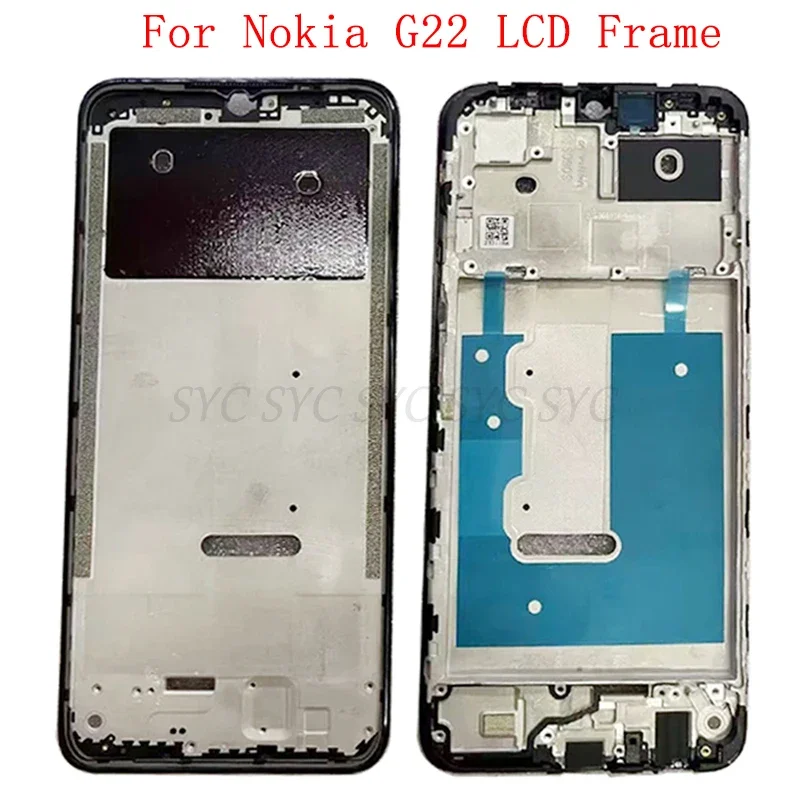 

Средняя рамка LCD панель рамка Корпус корпуса для Nokia G22 металлическая рамка ЖК-дисплея запасные части