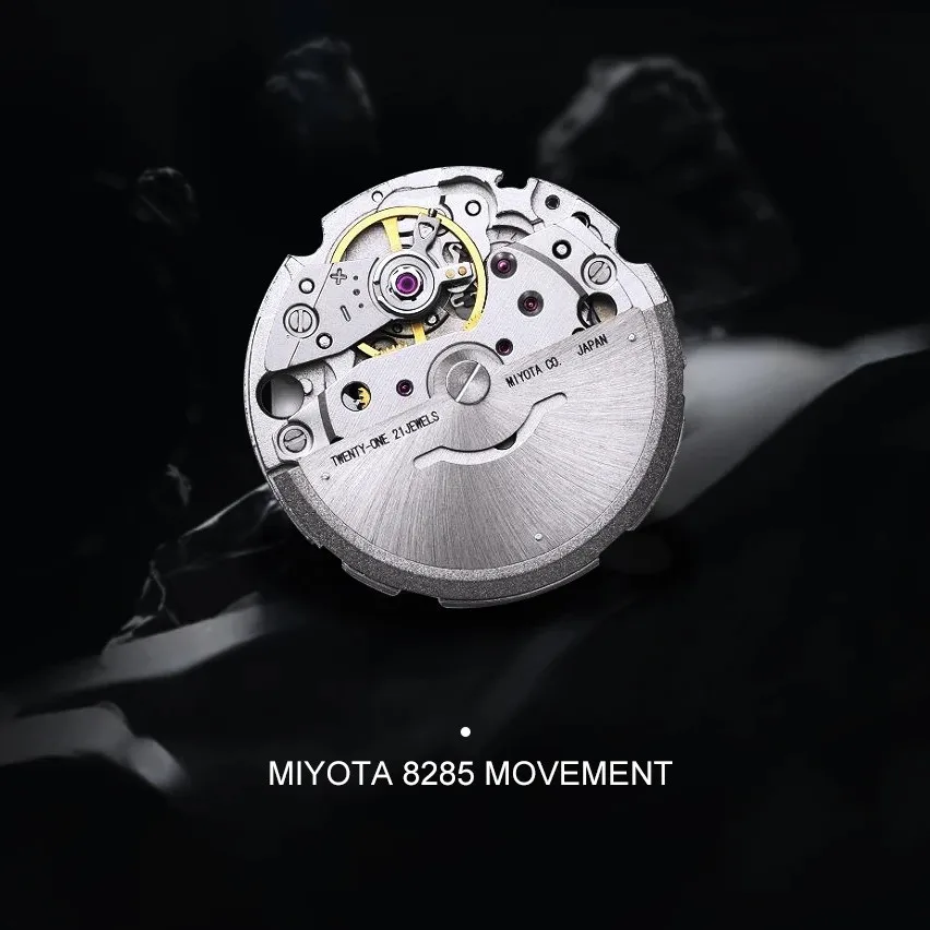Original New CADISEN Men\'s Mechanical Watches Japan MIYOTA 8285 Sapphire Glass Automatic Watch For Men relogio masculino