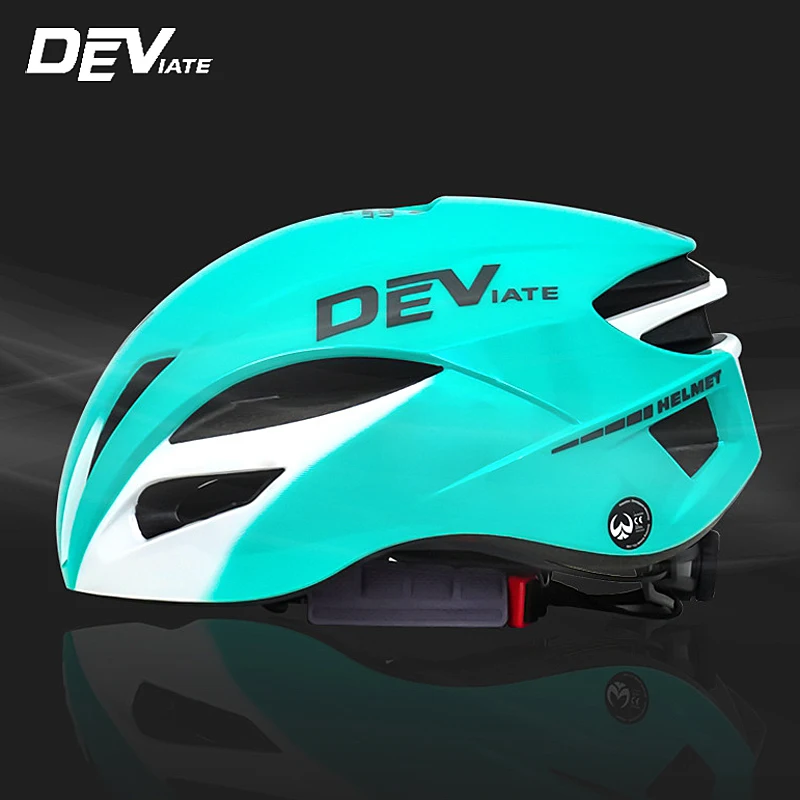 Casco de Ciclismo DEVIATE para Hombre y Mujer, Casco Ultraligero de Seguridad para Bicicleta de Montaña y Carretera, Casco de Ciclismo