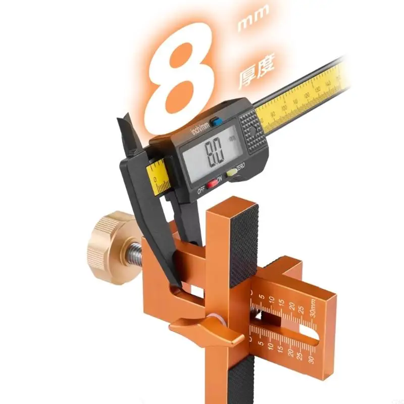 C7AC Lắp Đặt Cửa Định Vị Có Thể Điều Chỉnh Nhôm Tủ Phần Cứng Jig Cho Cửa Tủ Có Thể Điều Chỉnh Tủ Phần Cứng Jig