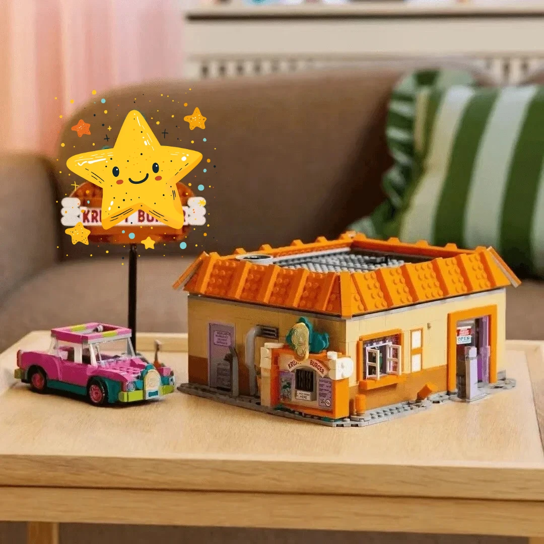 2025 novo moc hambúrguer restaurante modelo cidade vista de rua ideias criativas blocos de construção conjunto brinquedo para presentes das crianças blocos 1635 pçs