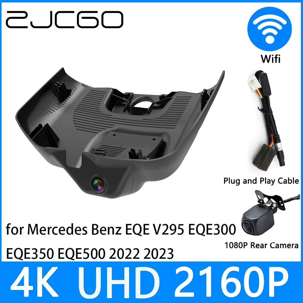 

ZJCGO Dash Cam 4K UHD 2160P Car Video Recorder DVR Night Vision For Mercedes Benz EQE V295 EQE300 EQE350 EQE500 2022 2023