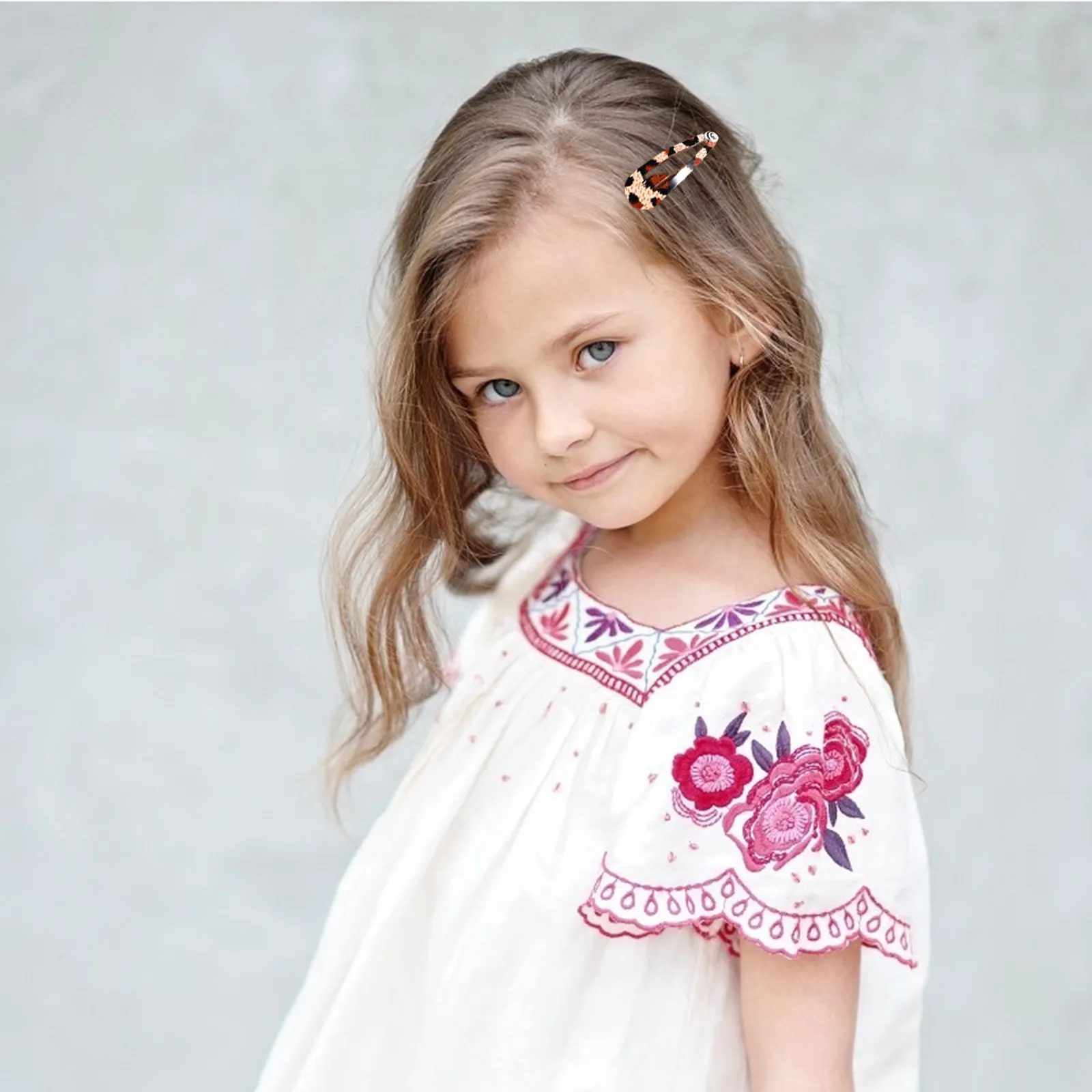 

24Pcs Leopard Print Snap Hair Clips Women Girls Hairpin Side Clip Fashion Hair Barrettes Accessories Hairpin