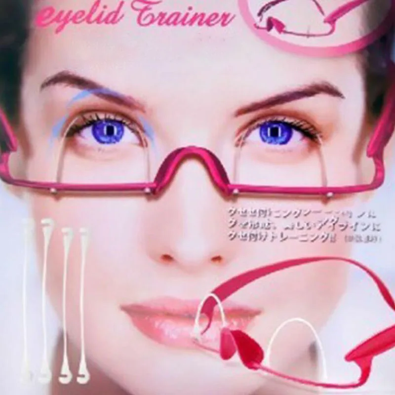 1 Chiếc Mắt 2 Huấn Luyện Tập Thể Dục Lớn Mắt 2 Mí Shaper Kính Hiện Vật Kéo Dài Nhật Bản Làm Đẹp Dụng Cụ Trang Điểm