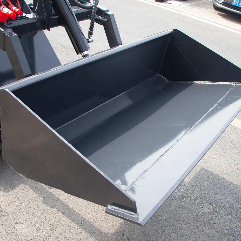 Chargeuse compacte Diesel bon marché, Mini chargeuse compacte polyvalente YG-T750 et divers accessoires, pelle à neige personnalisée