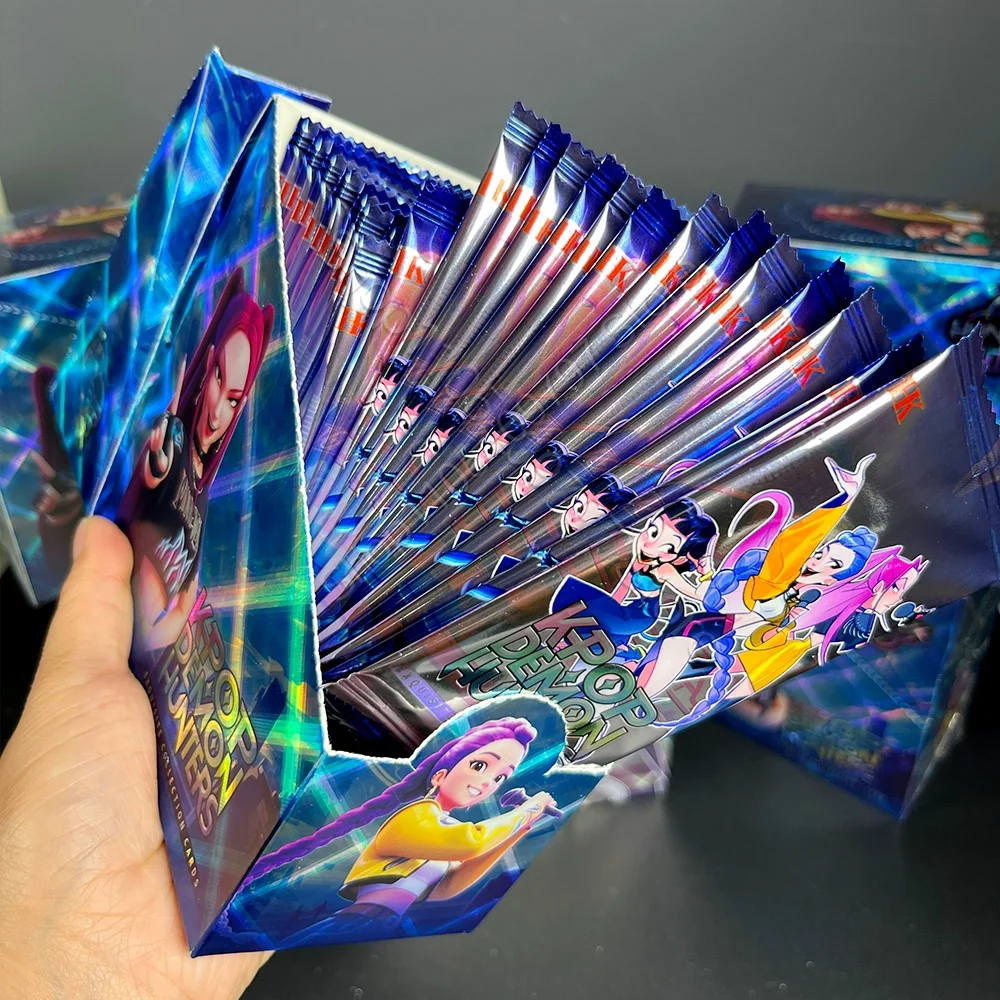 5/30/150pcs Anime K-Pop: Demon Hunters Card Rare Anime Personaggio Giochi Collezione di carte Cieco Scatola Giocattoli per bambini Regali di Natale