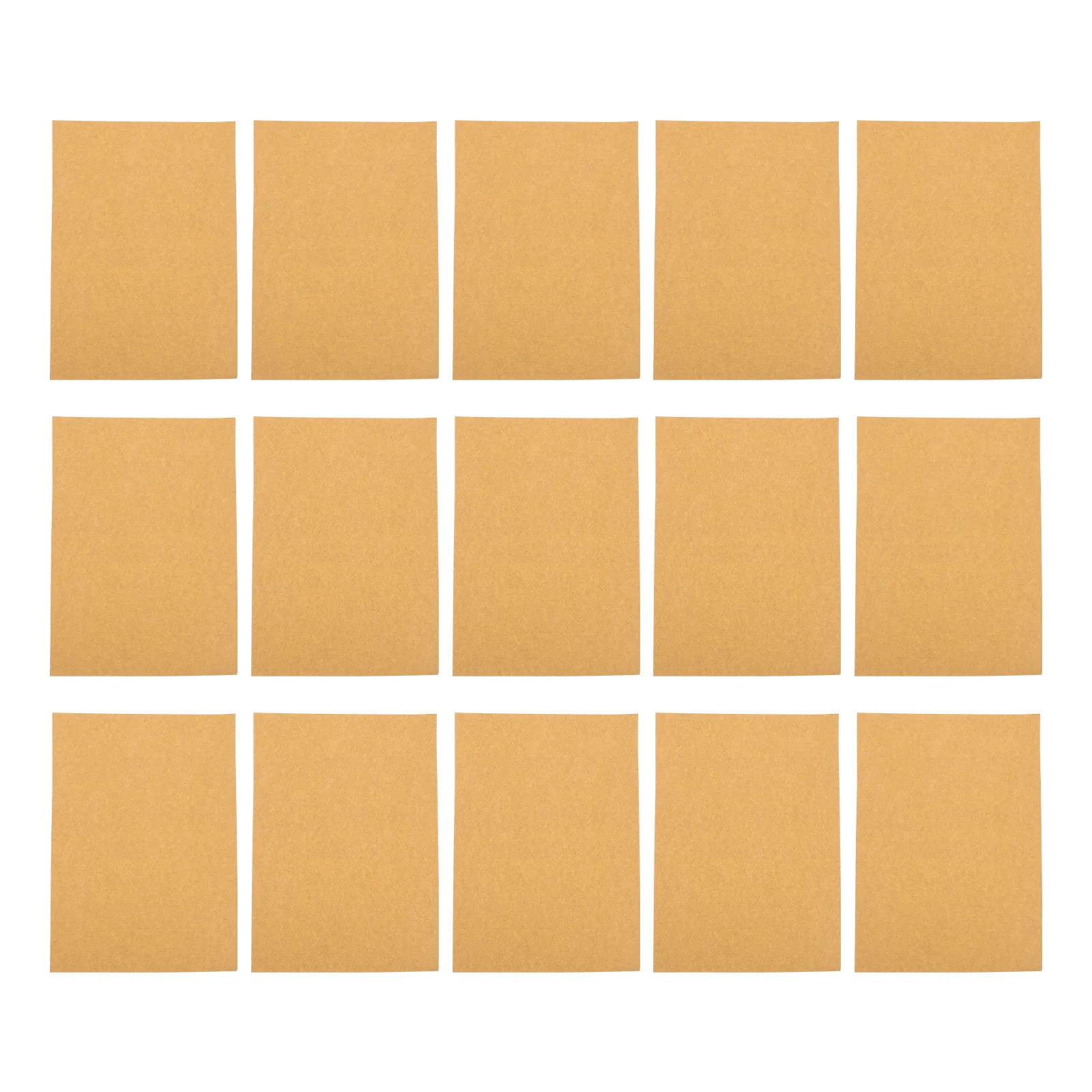 100 Sheets Blank Kraft Paper Label Adhesive Labels of Sticker Printing Printer Papers