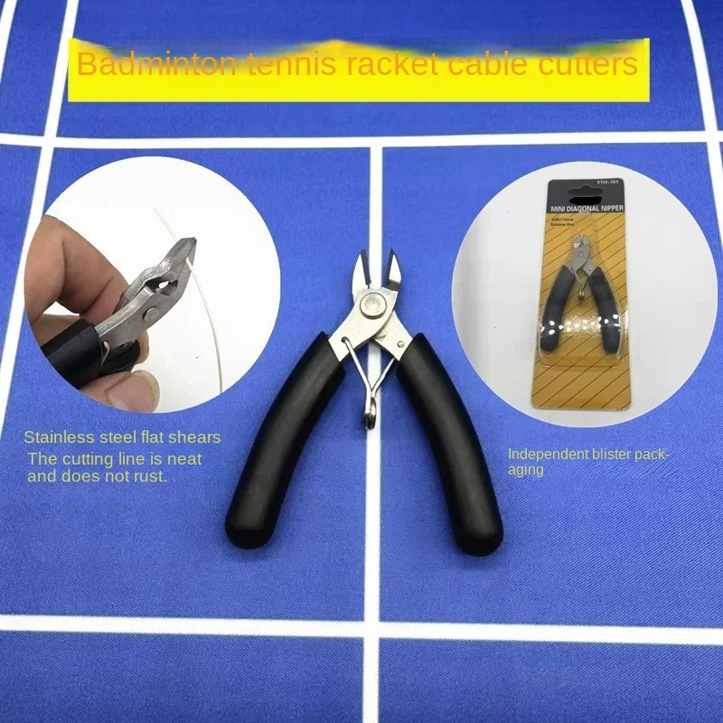 

Badminton racket string machine stringing tool real shot diagonal pliers wire cutter easy to use black
