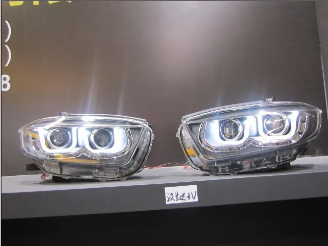 Video display 2008~2011year Bumper lamp For Highlander Headlight HID bulb LED DRL Running lights Bi-Xenon Beam Fog lights