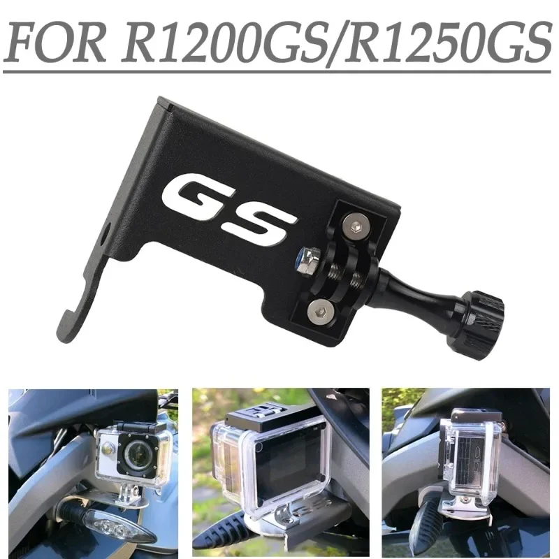 For BMW R1200GS R 1200 1250 GS R1250GS R1250 GS Motorcycle Dash Camera Recorder Bracket Holder Front CAM Support Go Pro Holder