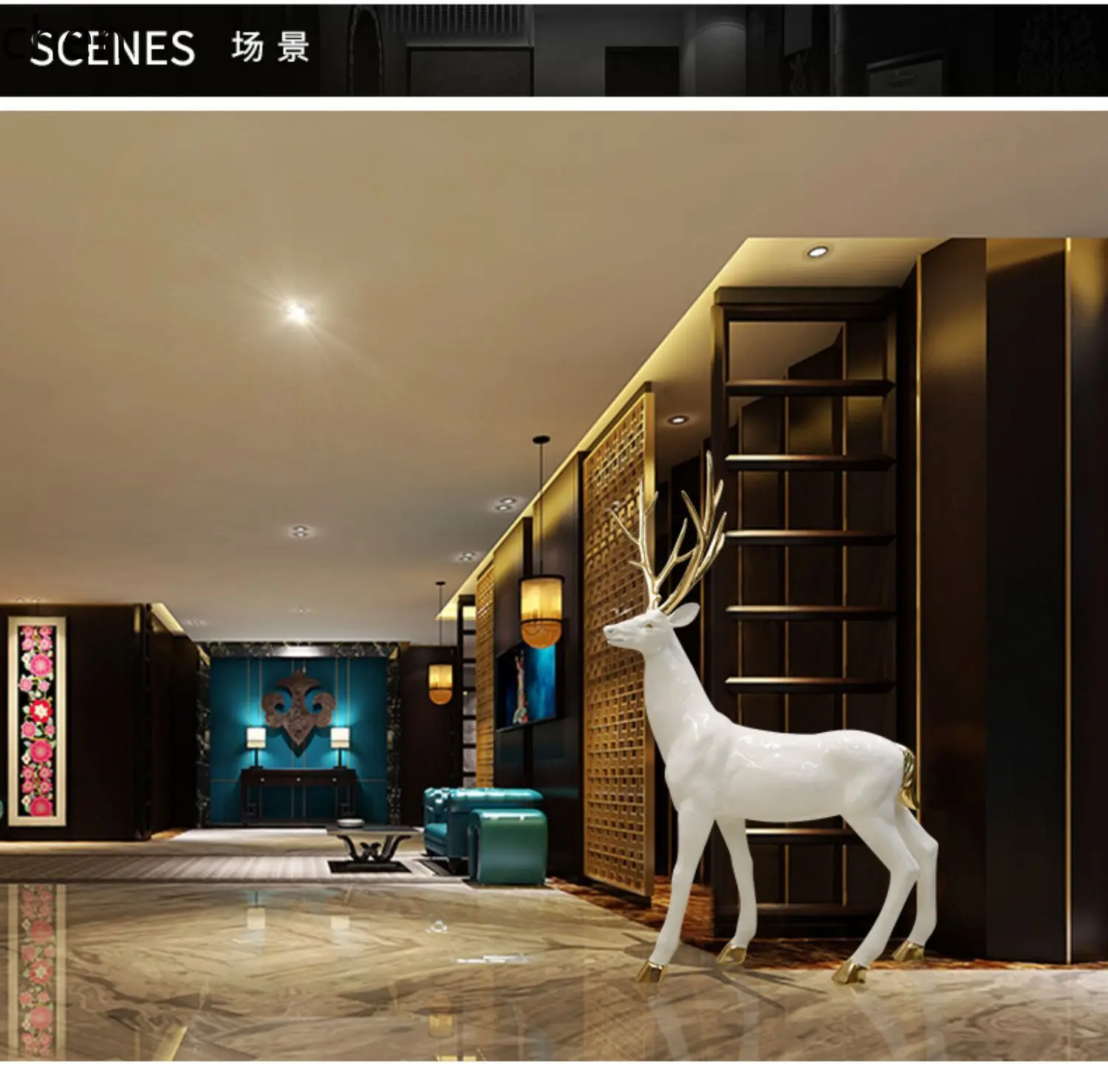 ZML Floor-standing Ornaments Event Scene Decoration Props