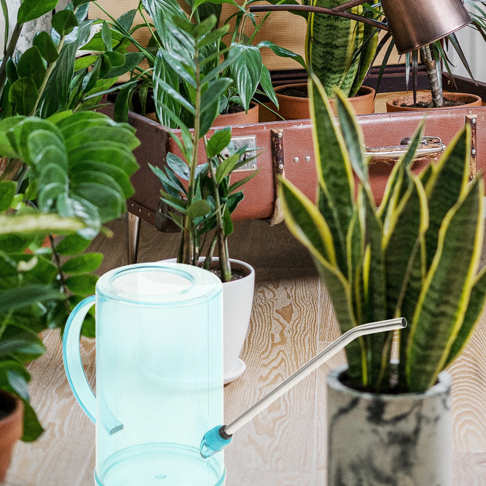 

Long Mouth Watering Can Durable Plastic Large Capacity Garden Tool Easy to Clean Reusable Bonsai Plant Decorative Sprinkler Pot