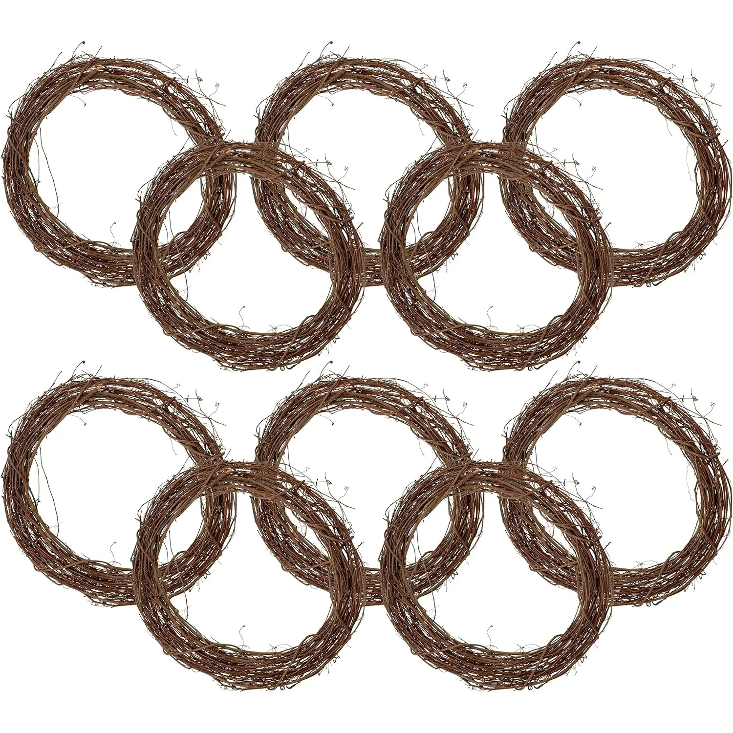 

Ready-to-Decorate Rustic Home Decor for Weddings, Birthdays, Parties, and Holidays - Bulk 10 Pack