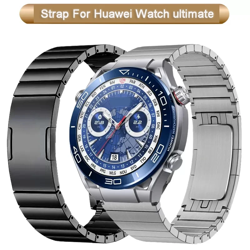 22mm Stainless Steel Watchband for HUAWEI WATCH Ultimate Strap Metal Bracelet for Huawei GT5 pro 46mm /GT 3pro/GT2/GT 2Pro 46mm