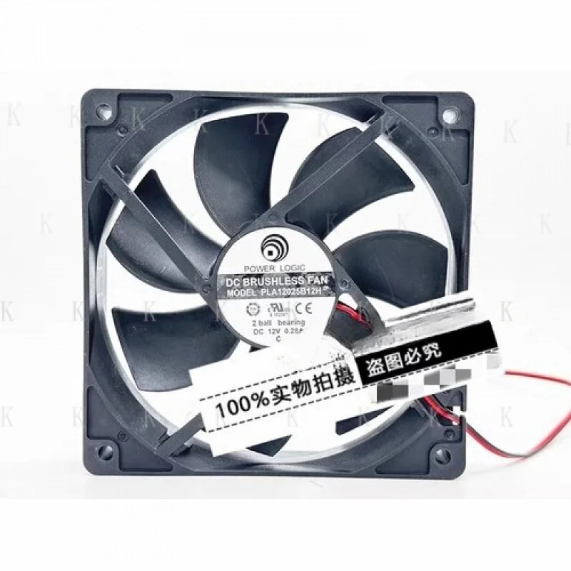 

C 1 pcs FOR Power 12CM PLA12025B12H 12V 0.28A chassis power supply DC cooling fan