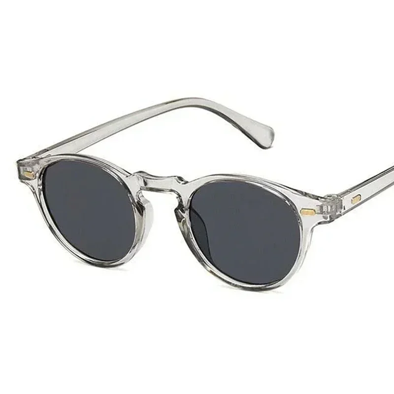Modische Runde Retro-Sonnenbrille für Damen und Herren Markendesigner Vintage Sonnenbrillen Weiblich Männlich Verspiegelt Outdoor-Brillen Oculos De Sol