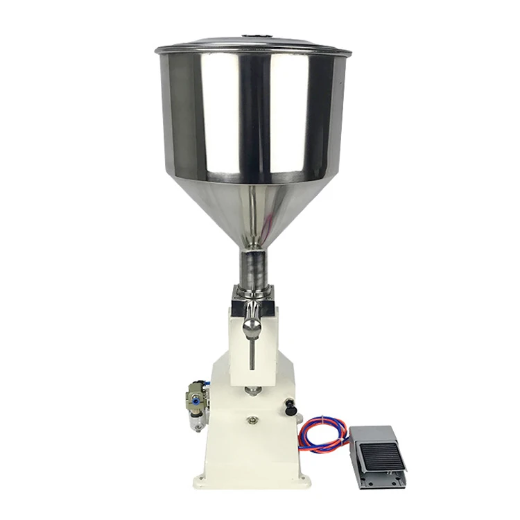 Semi Automatic Vertical Pneumatic 1 Nozzle Pouch 1 Head Bottling Machine 10-100 Ml Liquid Filling Machine