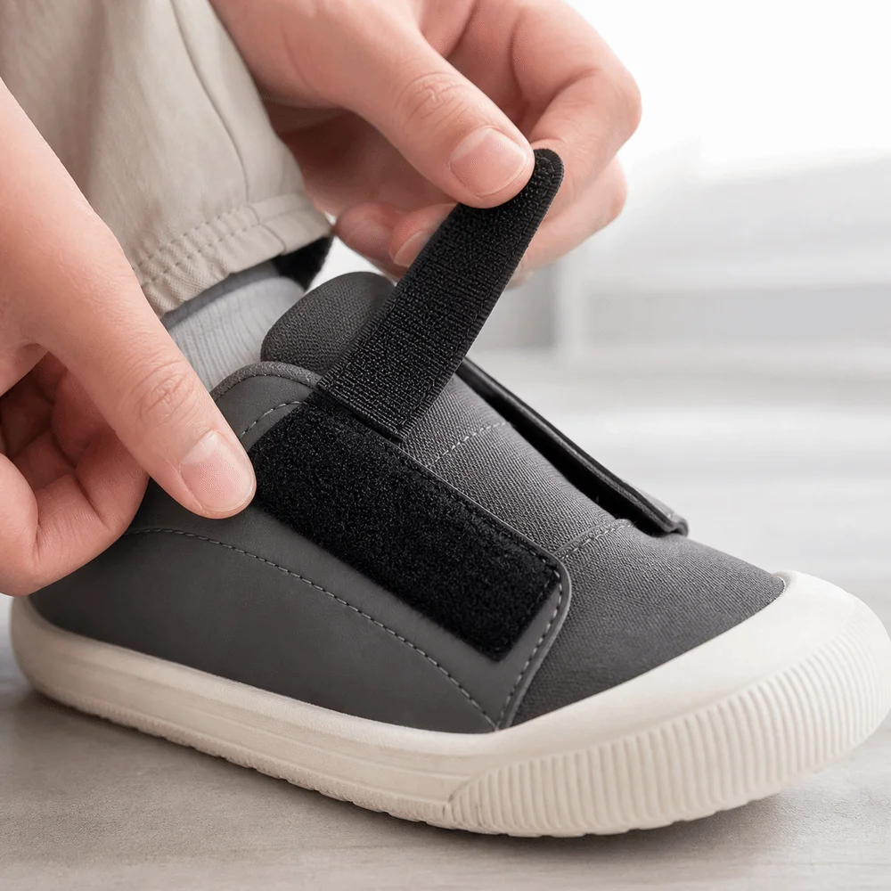 New Nylon Blend Hook and Loop Tape Strong Grip Paired Strips Fastener Tape Flexible Tape Closure Tape Footwear Accessories