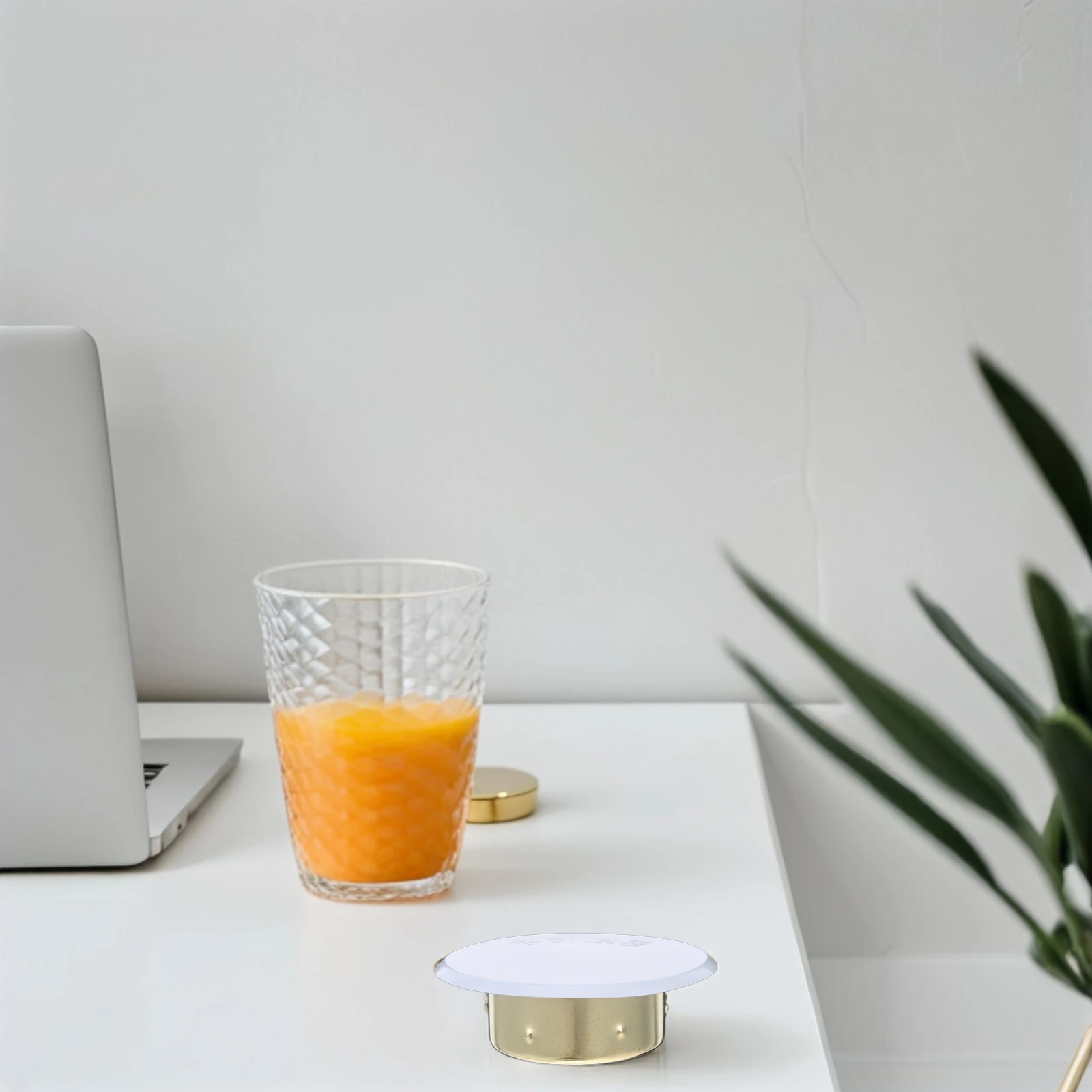 4 قطع من أغطية الرش الناري المخفية لوحة مسطحة مستديرة لنظام الأمان المزخرف للمساحات التجارية السكنية #1