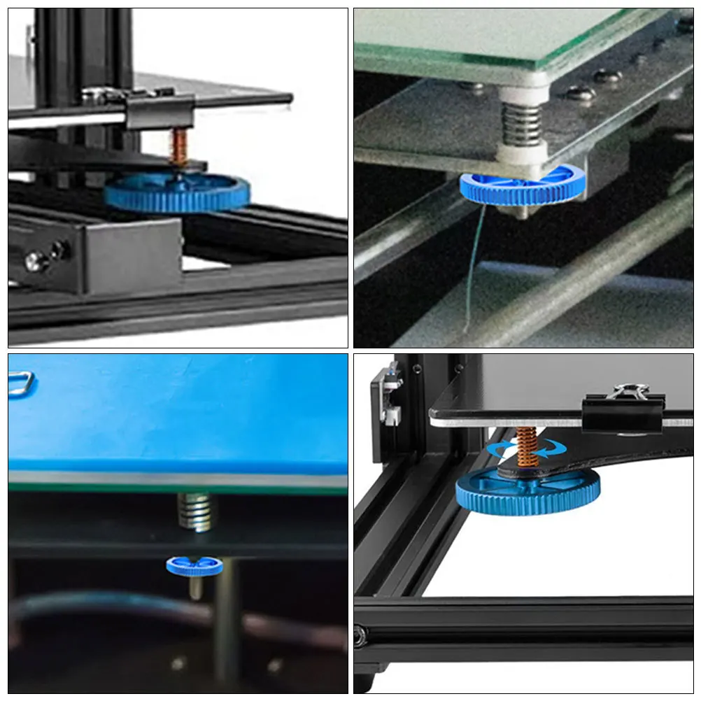 

3 шт., металлическая ручная выравнивающая гайка, легкий 3D-принтер, комплект выравнивающих винтов с подогревом, детали для самостоятельного изготовления, комплект 3D-принтера «сделай сам»