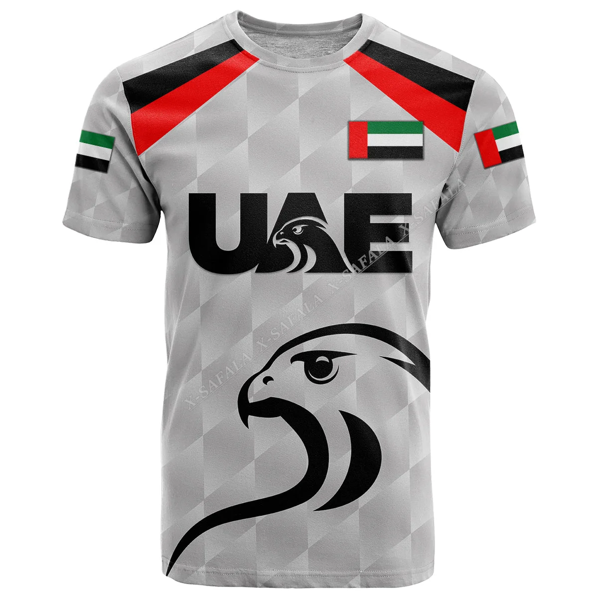 United Arab Emirates Cricket 3D Printed T Shirt Top Tee Men Quick Dry Breathable Adult Men Short Sleeve