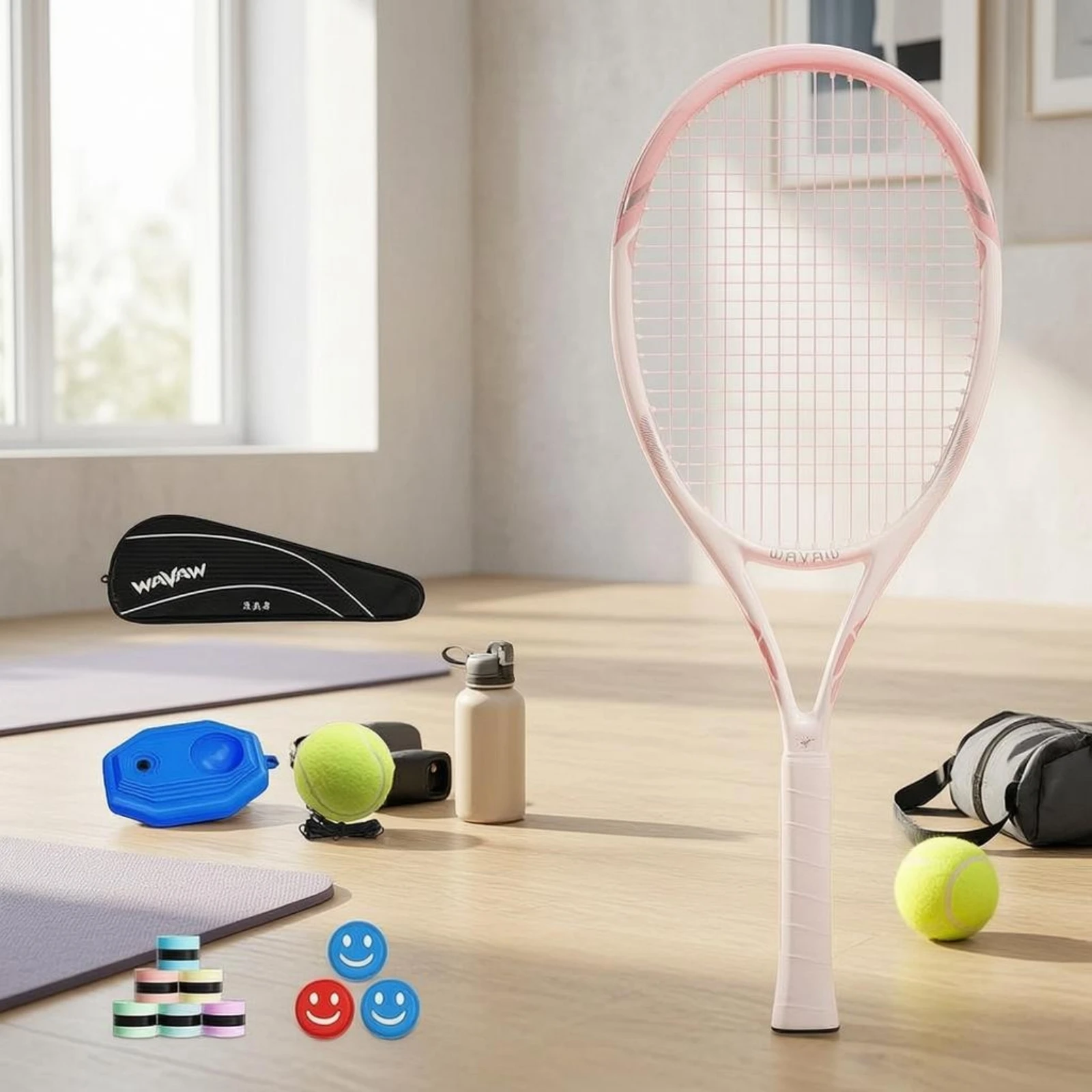 training-tennis-racket-wrapped-handle-tennis-practitioner-racket-sports-equipment-carry-bag-included