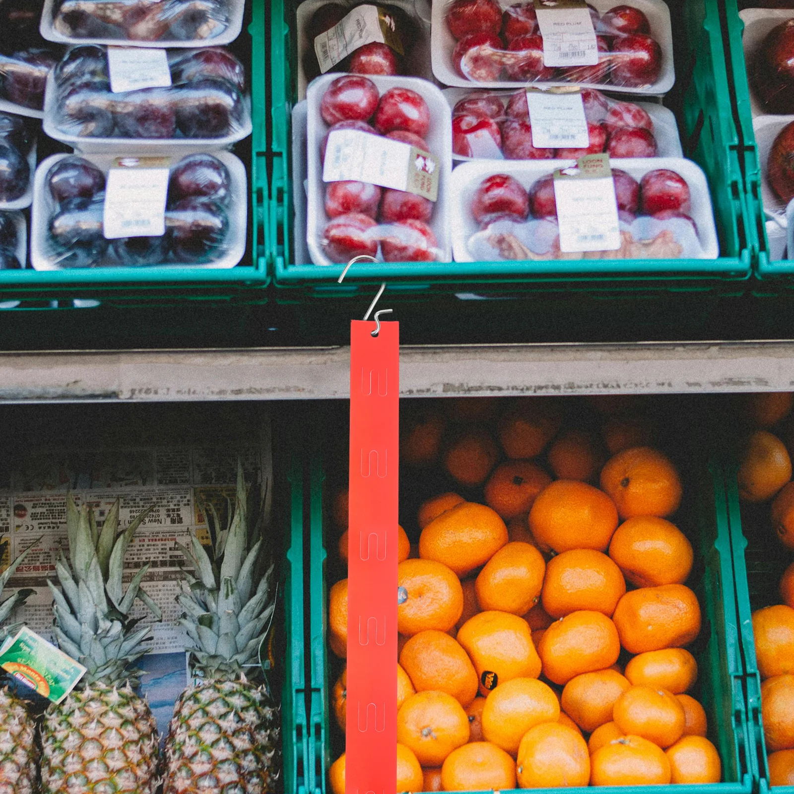 

10Pcs Transparent Plastic Hanging Strips S Hooks Retail Display Racks for Snacks Supermarket Organizers Retail Display Rack