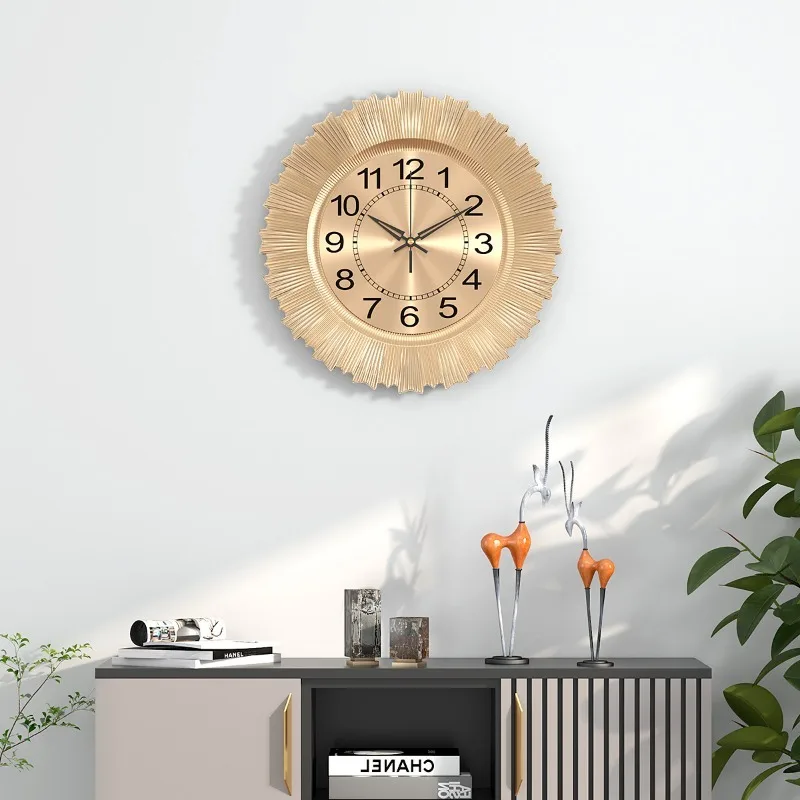 Modern Stylish Wall Clocks Silent Accurate Wall Clocks Living Room Decoration Shatter‑proof Clock Versatile Artistic Home Decor