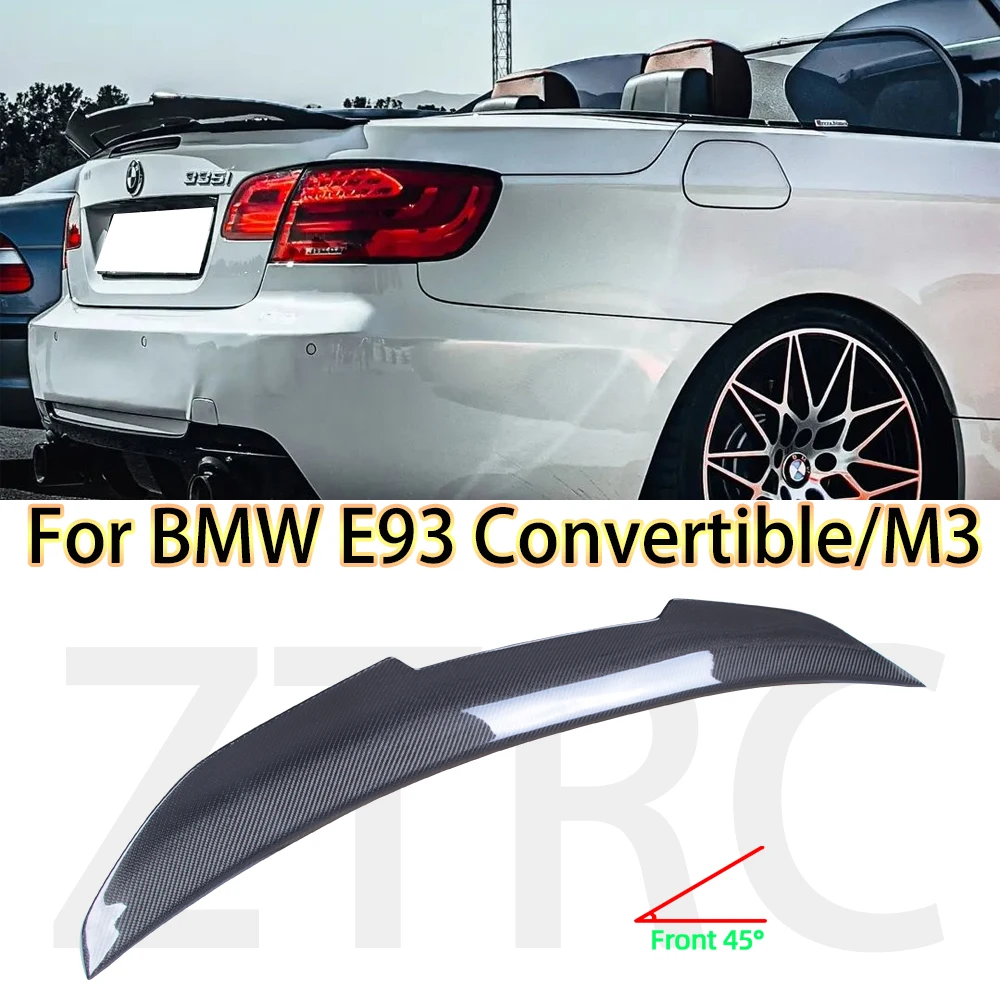 

Car Spoiler For BMW 3 Series E93 Convertible/E93 M3 PSM Style Real carbon fiber material 2006-2013 Glossy black