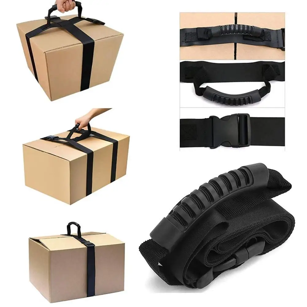 Heavy Object Lifting Belt Carry Rope Furniture Moving Belt Luggage Packing Straps Moving Straps Easier Conveying Boxes Luggage