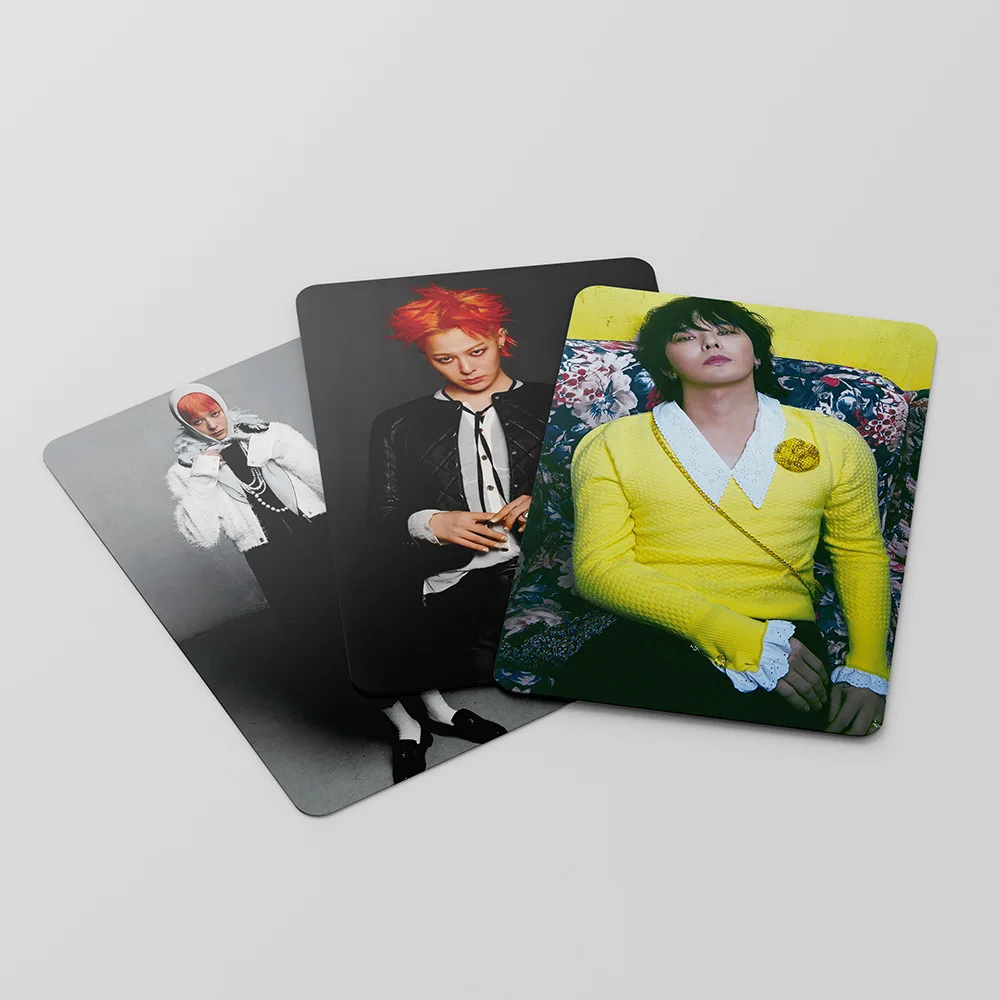 55 pièces/ensemble G-DRAGON idole nouvel Album Übermensch Lomo cartes HD Printd cartes photo haute qualité cartes postales BIGBANG Fans Collection cadeau