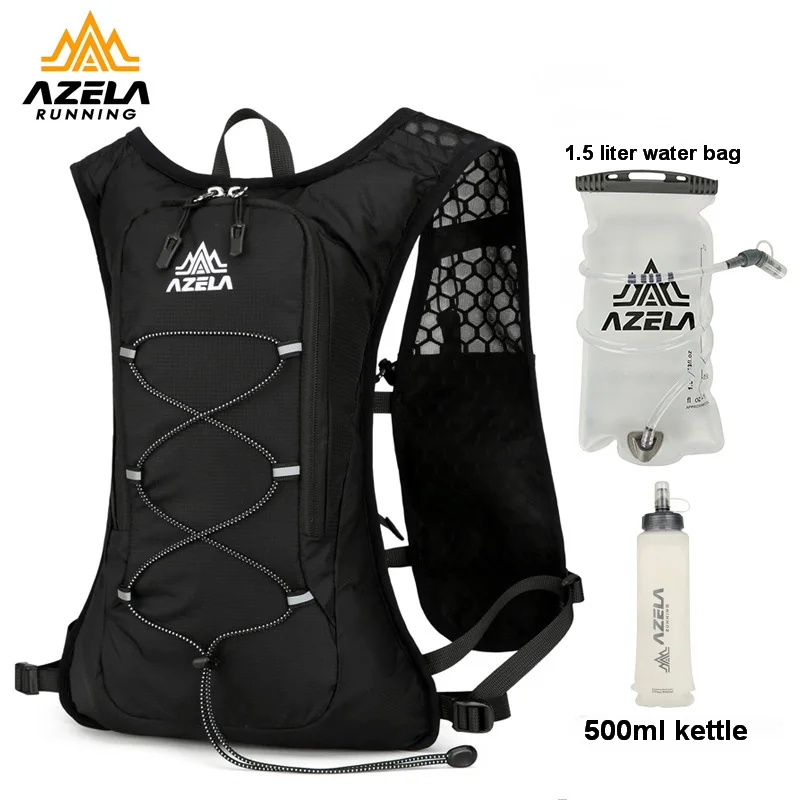 Outdoor Cycling Vest Bag Mountain Bike Riding Backpack Marathon Climbing Sports Bag Hiking Water Bag Dual-Shoulder Bag