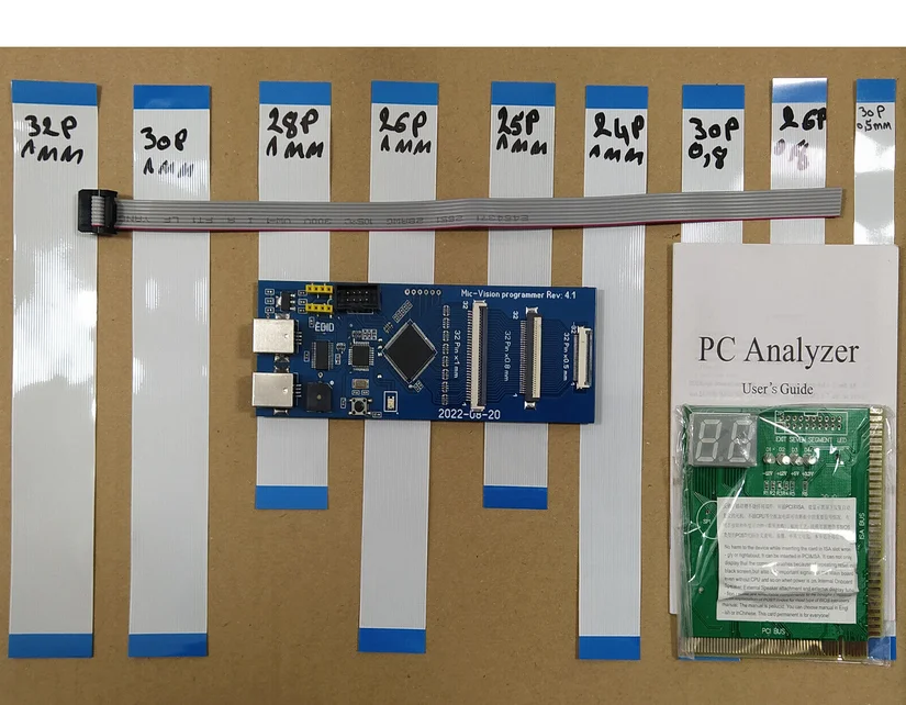 

2024 Original stable Mic IO Programmer ITE,ENE, Nuvoton new ver 4.1 SMD with analyzer card