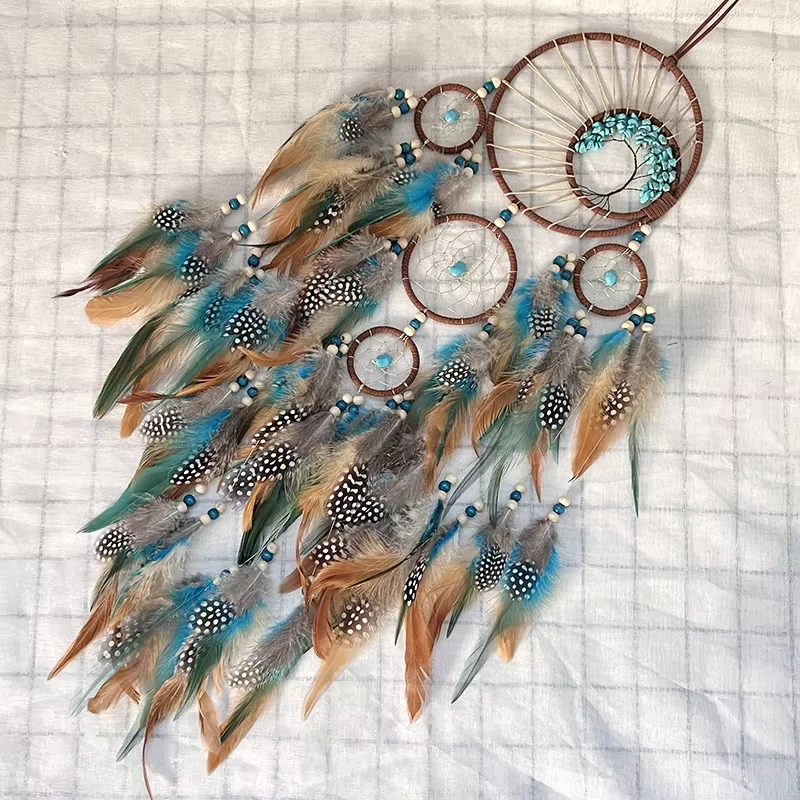 ボヘミアンスタイル ドリームキャッチャー 壁掛け ヴィンテー - Boho Wind Chimes のレビューと価格