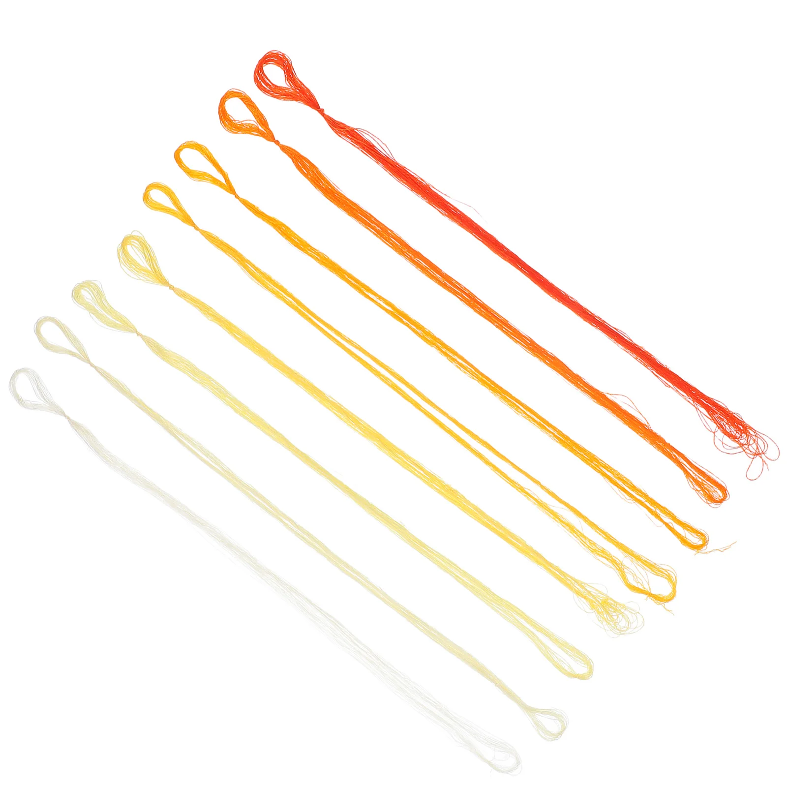 8Pcs Silk Embroidery Thread Smooth Strong Natural Fiber for Intricate Hand Stitching Sewing Crafts Quilting and Garment