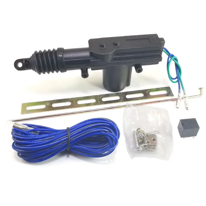 2 Wire 12V Actuator Universal Power Door Lock Motor Central door locking gun FOR trunk  OR co-driver's cab OR rear door