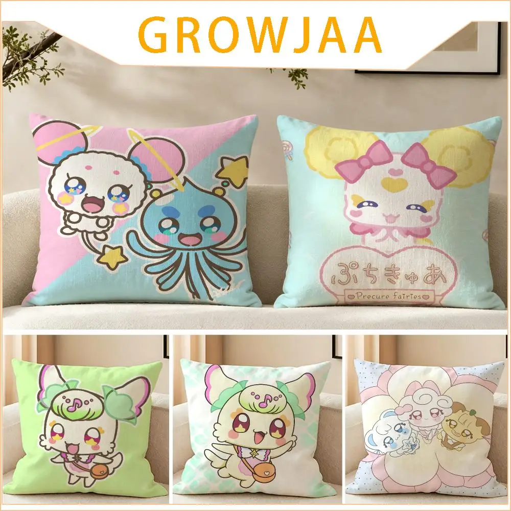 Anime Pretty Cure Cushion Cover Pillow Short Plush fresh natural Cushion for Living Room Bedroom Sofa Home Decoration