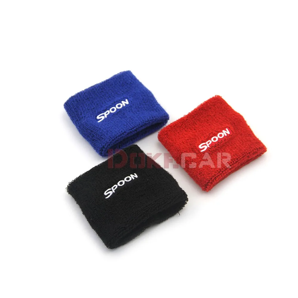 Spoon Reservoir Brake Clutch Oil Tank Cap Sock Car Styling For Red/Black/Blue