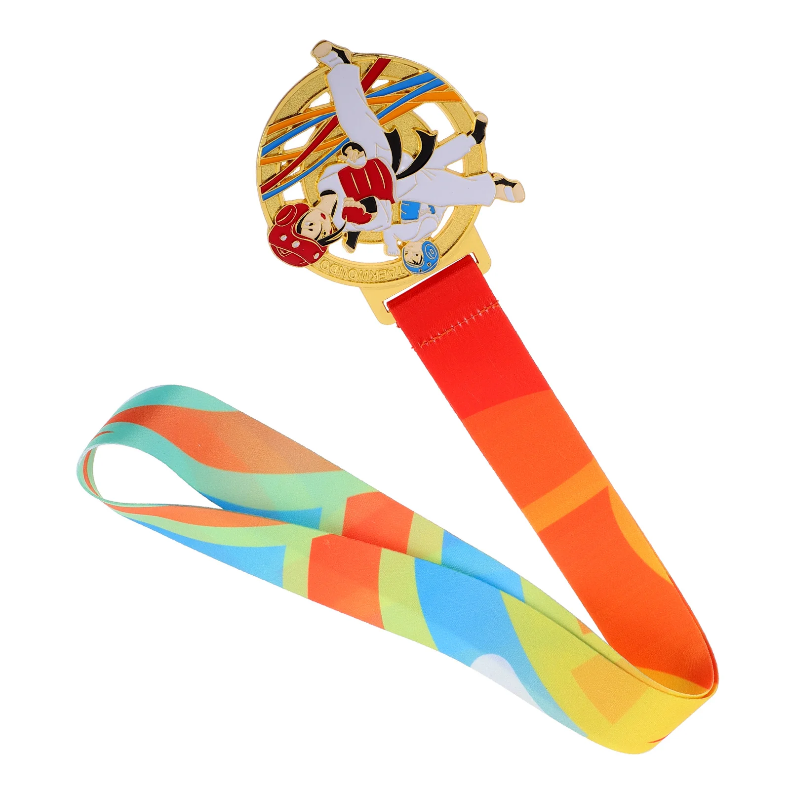 Kids Karate Gear Groin Guard Boxing Metal Golden Art Award Medals Congrats Graduation Child