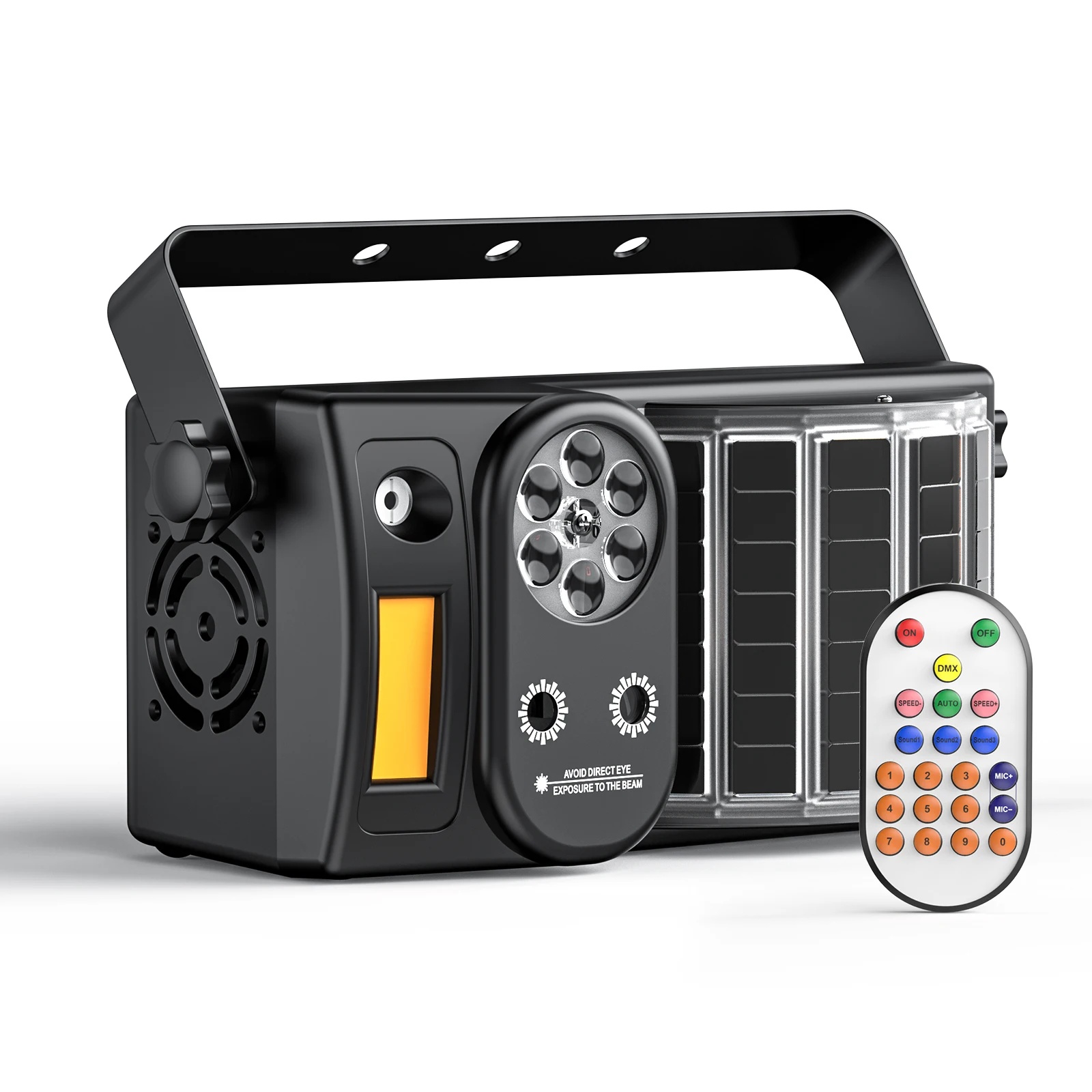 U'King 40W LED Bee's Eye 5w1 Efekt Światła DMX512 RGB Stroboskop Projektor Wzorów dla DJ Disco Bar Party Ślub Oświetlenie Sceniczne — 2