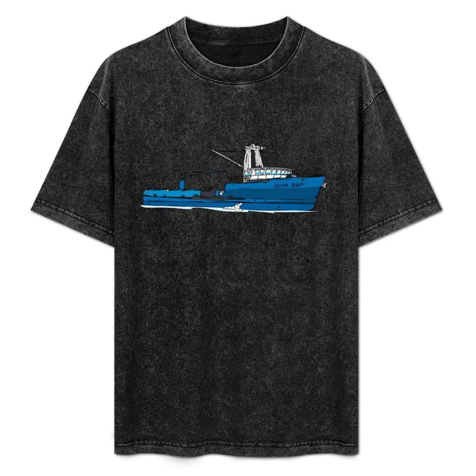 

The Silver Spray Alaska Fishing Boat T-Shirt Daily Wear Print T-Shirt