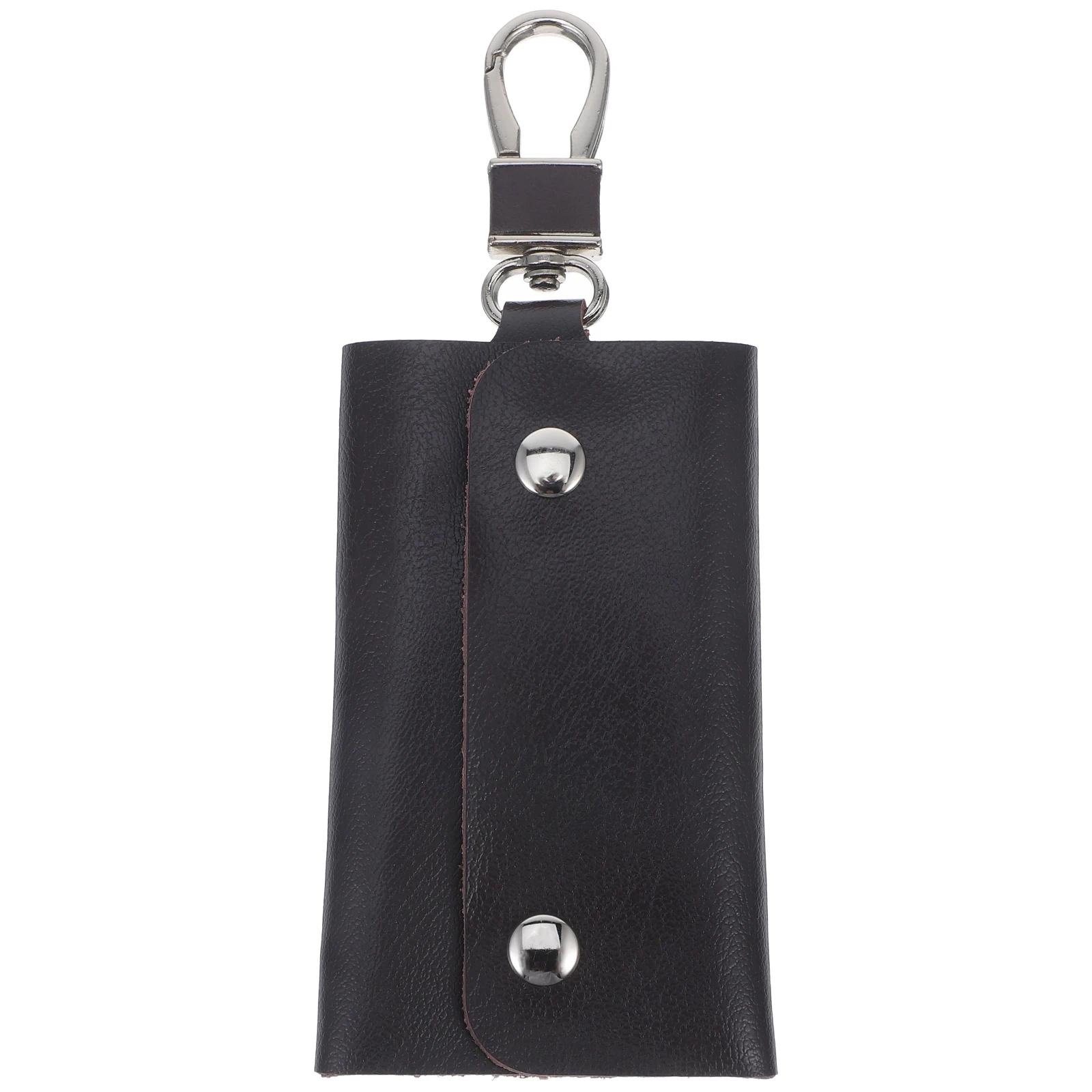 

Key Bag Coffee Color Large Storage Portable Keys ganizer Men Pouch Car Key Case Simple Design High Quality