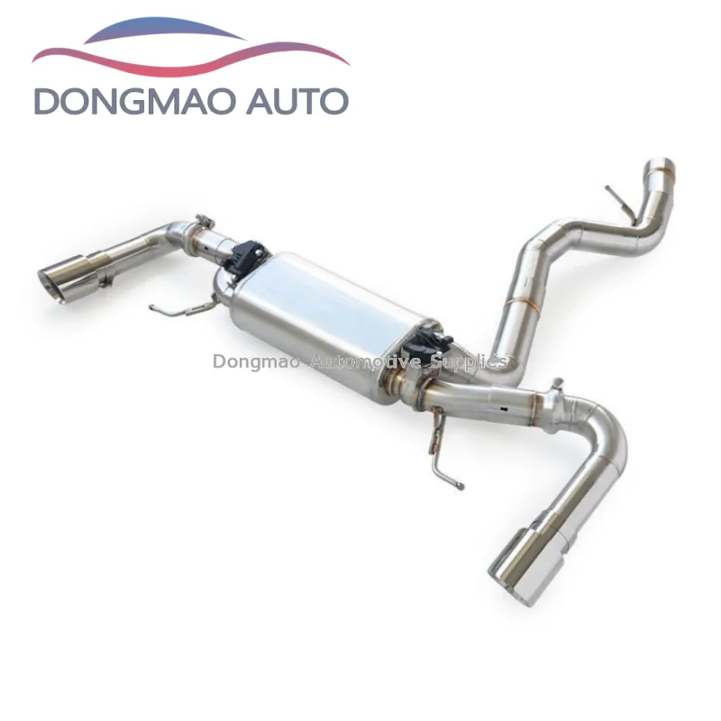 For BMW 225I 230i G42 B48 2.0T 2020-2024 tailgate cat back exhaust pipe with valve motion exhaust system muffler