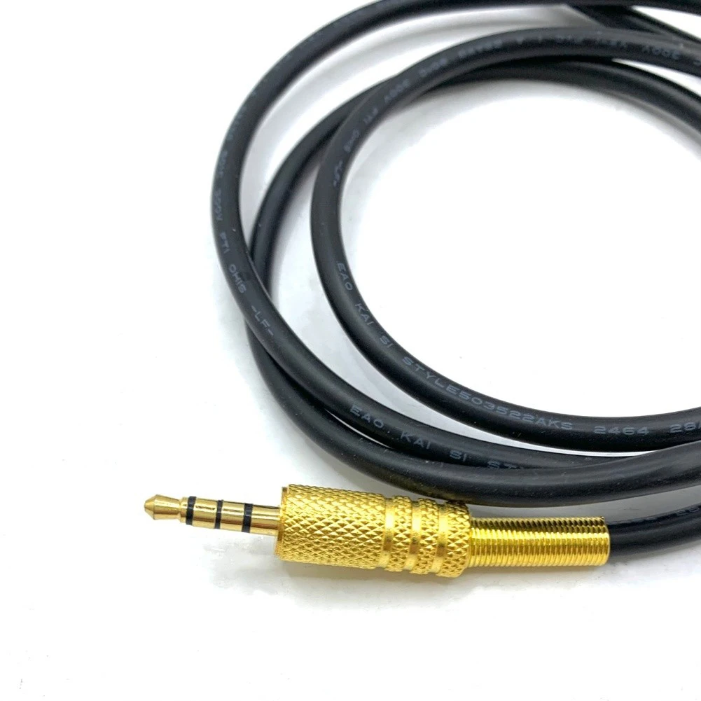 DIN 6 to 3.5mm PTT Adapter Cable for For YAESU Radios FT-891 FT-857 FT-817 FT-991 FT-450D with Low-Level Trigger PTT Control