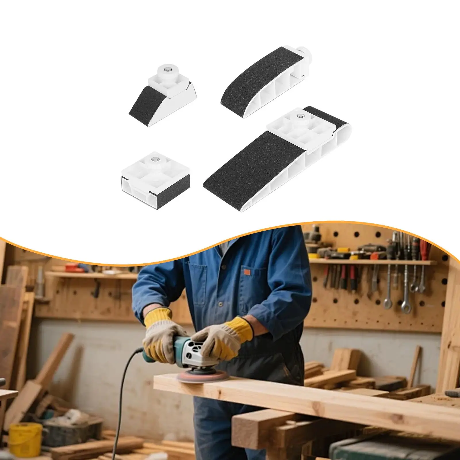 

Набор шлифовальных блоков: универсальные ручные шлифовальные подушечки для резьбы по дереву, полировки, удаления ржавчины и проектов по изготовлению изделий из кожи своими руками