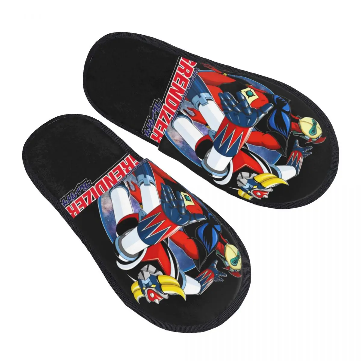 Grendizer e Actarus Comfort Scuff con pantofole in Memory Foam donna UFO Robot Goldrake Spa House Shoes