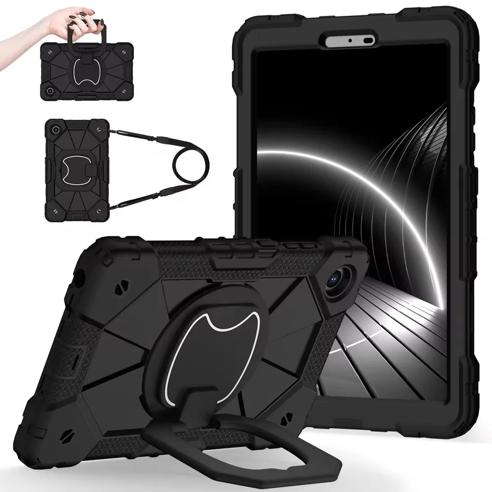 Heavy Duty Rugged Military-grade Drop Armor Tablet Case For T-Mobile Revvl Tab 2 2025 Released 10.1 Inch Rotating Stand Cover