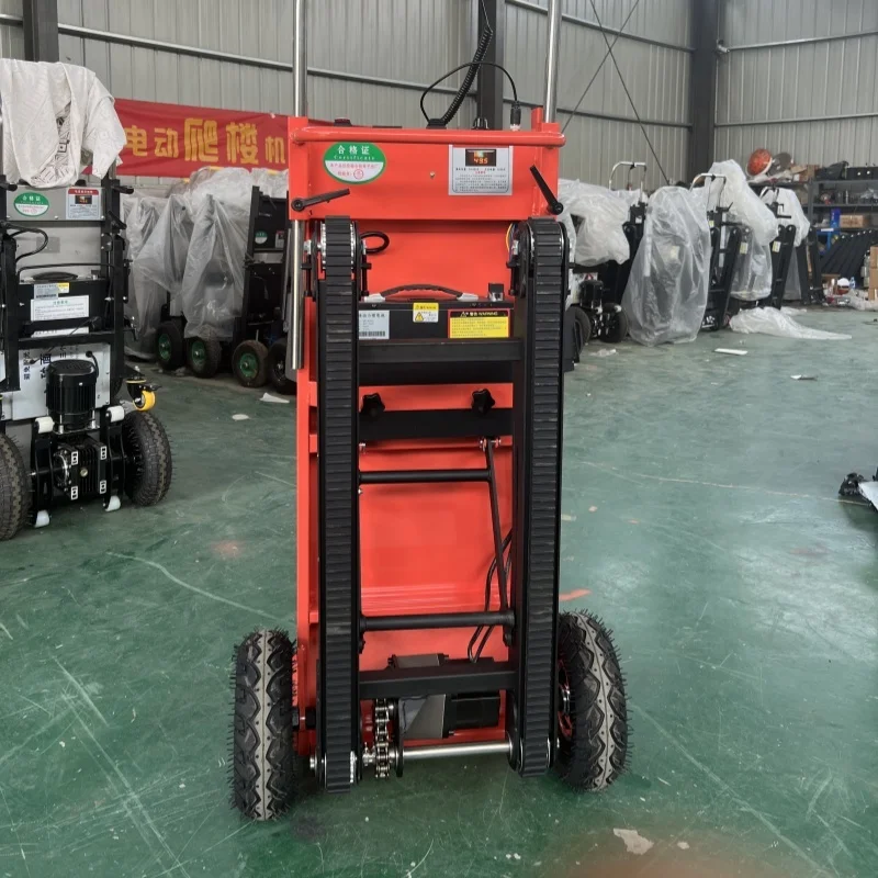 300kg Powerful Electric Stair Climber Hand Truck Fast Climbing Speed Efficient Delivery Tool For Movers
