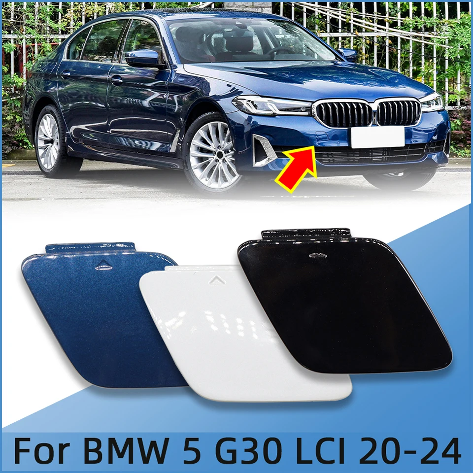 

Auto Front Bumper Tow Hook Eye Cover Lid For BMW 5 G30 LCI 2020 2021 2022 2023 2024 51119852209 51115A29948 Hauling Trailer Cap